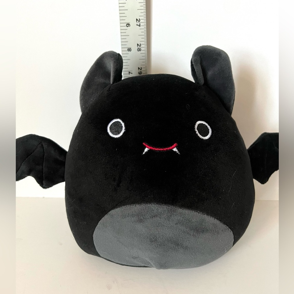 Black Vampire Bat Plush Toy Bat Stuffed Animal Vampire Bat Halloween Goth Punk - Picture 5 of 5
